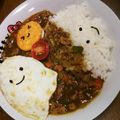 たはぴのかか's cooksnap of when they made ハロウィンオバケカレー.