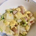 クックQO7XGP☆'s cooksnap of when they made 白菜消費に☆ベーコンと卵のシンプル炒め♪.
