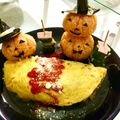 二の腕は遺伝's cooksnap of when they made ハロウィン〈ﾍﾝﾃｺ〉【オムライス】.