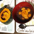 弱いくましろ's cooksnap of when they made ハロウィンに☆丸ごとかぼちゃ白玉ぜんざい.