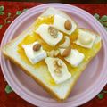 クレイプメートル's cooksnap of when they made マーマレード☆カマンべール☆胡桃トースト.