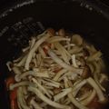 クックGCMPUO☆'s cooksnap of when they made 舞茸とごぼう天の炊き込みご飯.