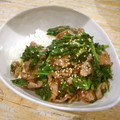 さるちゃんばなな's cooksnap of when they made ケールと豚肉のオイスターソース炒め.