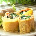 おしす's cooksnap of when they made 彩りオードブル✿スモークサーモンの卵巻き.