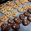 悟天ママ's cooksnap of when they made ☠ ３Dどくろ ☠ ハロウィン クッキー.