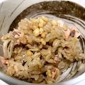 mayu_05's cooksnap of when they made 入れるだけ！鮭の炊き込みご飯.
