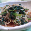 ゆみたんこ's cooksnap of when they made ほうれんそうともやしの簡単ナムル.