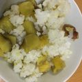 さおにゃんこ✨'s cooksnap of when they made ズボラさんの☆さつまいもごはん.