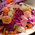 ★にゃんちゅ★'s cooksnap of when they made ★紫ｷｬﾍﾞﾂのハロウィンサラダ★.