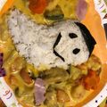 つなひょん's cooksnap of when they made いつものカレーで！簡単ハロウィン(^^).