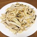 vabochan's cooksnap of when they made 純白塩昆布ドレッシングの白菜サラダ.