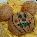 marbleママ♡'s cooksnap of when they made ハロウィンキャラ弁☆かぼちゃミッキー.
