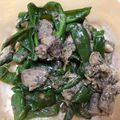 私は苺大福's cooksnap of when they made 大人の味♡鯖缶とピーマンの山葵炒め.