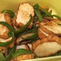 irururu's cooksnap of when they made 魚河岸あげとピーマンの炒め物.