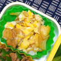 nosso's cooksnap of when they made 玉ねぎ、油揚げ、えのき、卵♡めんつゆ炒め.