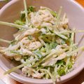 ニナw's cooksnap of when they made 豆苗と切干大根のサラダ~柚子胡椒~.