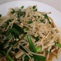 あちたんまん！'s cooksnap of when they made ニラもやしエノキオイスター炒め♩.