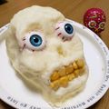 tetu＆natu's cooksnap of when they made ハロウィンに☆スカルポテトサラダ.