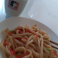 ゆのほなッチ★'s cooksnap of when they made 切るのはネギだけ簡単焼きうどん！.