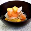 昇父さん's cooksnap of when they made 干し柿の紅白なます.