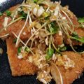 yomahiyu's cooksnap of when they made 超手抜き惣菜☆白身フライとカイワレ和え.