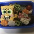 駿太たくまのママ's cooksnap of when they made 簡単キャラ弁☆スポンジボブ&パトリック☆.