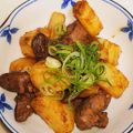 なめこおろし's cooksnap of when they made 鶏レバーとじゃがいものカレー炒め.
