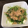 海さんママ's cooksnap of when they made ✿お弁当にも豆苗のお浸し鰹節和え✿.