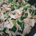 ラブリーダック's cooksnap of when they made 豚肉としめじ、小松菜の、オイスターソース.