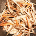 クック6TCMZU☆'s cooksnap of when they made みつせ鶏 蒸し鶏とごぼうのサラダ.