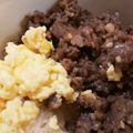 pomam's cooksnap of when they made プルコギそぼろ丼.