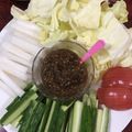 そらまめけいちゃん's cooksnap of when they made 野菜スティックに！ニンニク味噌ディップ.
