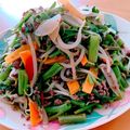 ☆３匹の子ぶた☆'s cooksnap of when they made 空芯菜と牛ひき肉のオイスターソース炒め.