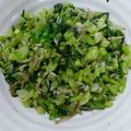 akycn's cooksnap of when they made かぶの葉のしらす干し炒め.