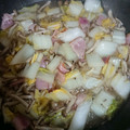 クックHX2GFD☆'s cooksnap of when they made 簡単！白菜とえのきベーコンの蒸し煮.