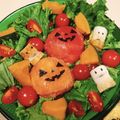 miwayon's cooksnap of when they made ハロウィンに☆カルパッチョで大皿サラダ★.