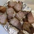 あきはるこ's cooksnap of when they made 紅茶で簡単薫製☆香る豚バラベーコン.