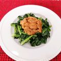 Satoco❋'s cooksnap of when they made ☆広島名物☆うにホーレン♡.