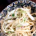 raybanana's cooksnap of when they made 白菜とツナの和風ペペロンチーノ.