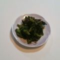 お山のエイ's cooksnap of when they made わさび菜と塩昆布の漬物.