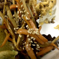 クックP4QUQS☆'s cooksnap of when they made めんつゆで簡単！きんぴらごぼう.