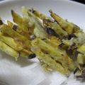 ちばたま's cooksnap of when they made さつまいもとジャコのかき揚げ.