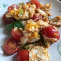 なつきよう's cooksnap of when they made 鶏がらで！ミニトマトと長ねぎのみそ卵炒め.