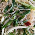 クックKDGEQT☆'s cooksnap of when they made 白菜＋しらたき＋ハムのペペロンチーノ風.