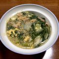 ゆかりちゃん☆'s cooksnap of when they made ほうれん草＆ベーコン入り餡かけにゅうめん.