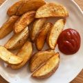 momo062's cooksnap of when they made 皮付きぶ厚切りフライドポテト♪.