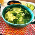 ちゃぴ♥'s cooksnap of when they made 小松菜と卵の生姜スープ.