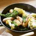 ガメコ's cooksnap of when they made カリフラワーとウインナーの炒め物.