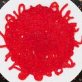 クックW1286T☆'s cooksnap of when they made ハロウィン　ミミズゼリーのリアルな恐怖！.