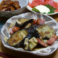 ふ〜ちょん's cooksnap of when they made なすとソーセージのにんにく醤油炒め　.